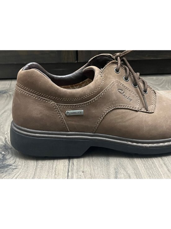 Clarks Rockie Lo GTX Mens 12 W Brown Gore Tex Active Air - Excellent